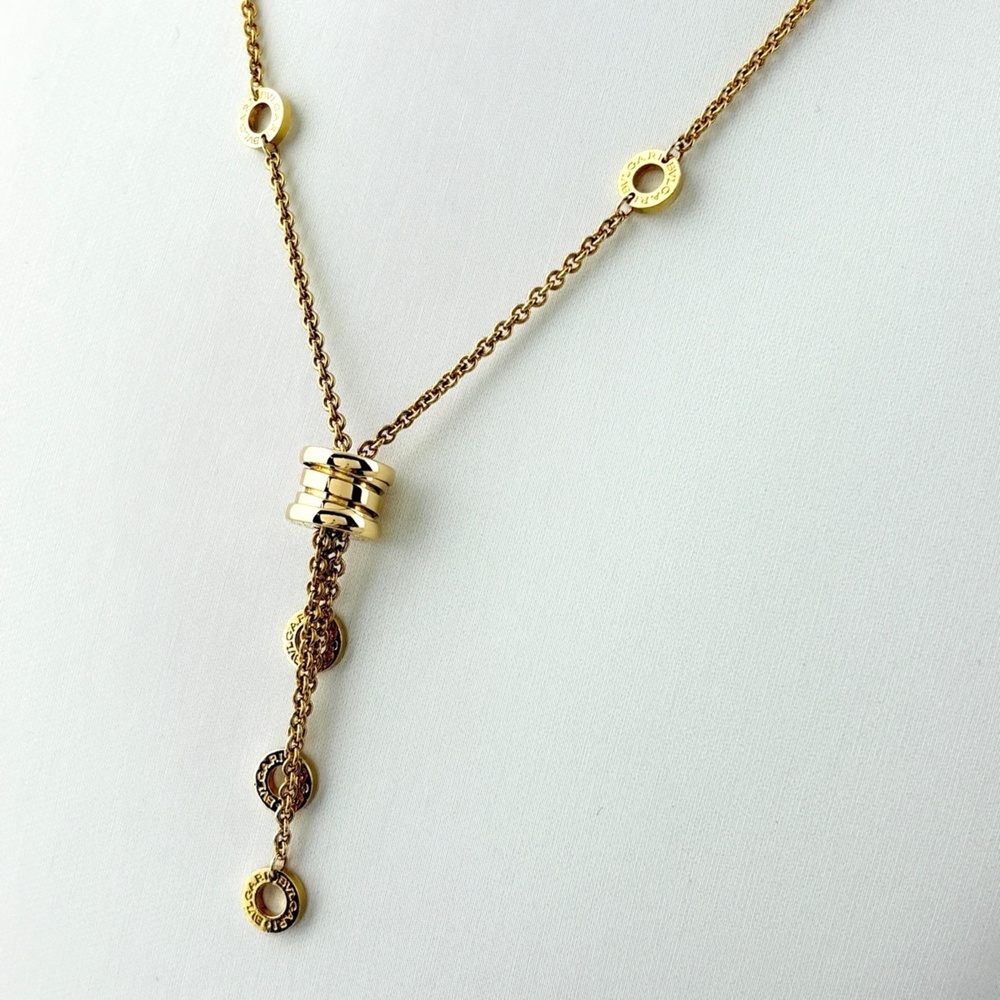 Bvlgari Bulgari B.zero1 Element Necklace, Yellow Gold (750), Pendant Women's - Picture 2 of 7